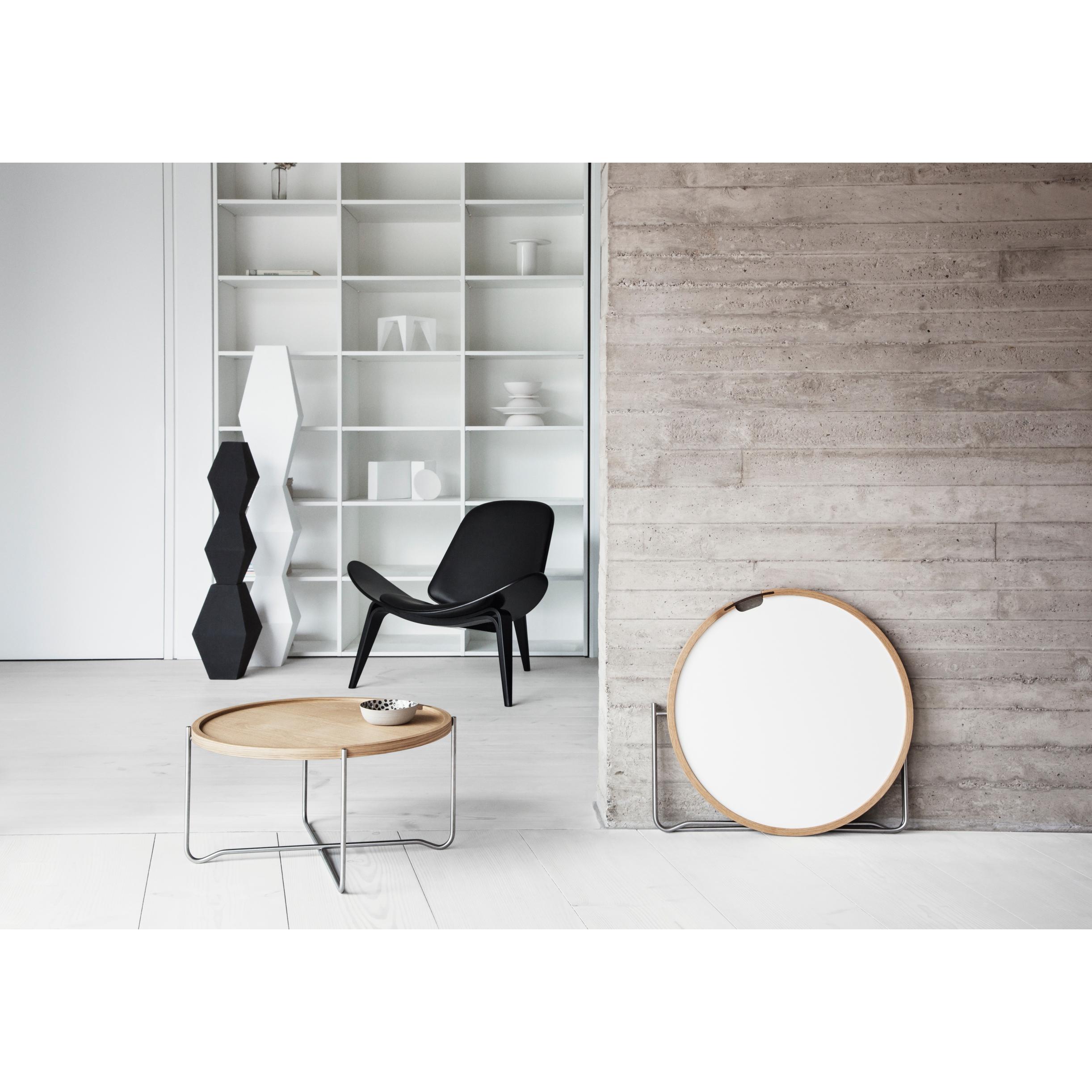 [product_category]-Carl Hansen Ch417 Tray Table, Laminate/Oiled Oak-Carl Hansen-5710954705238-CH417-blacklaminat-oiledoak-CAR-4