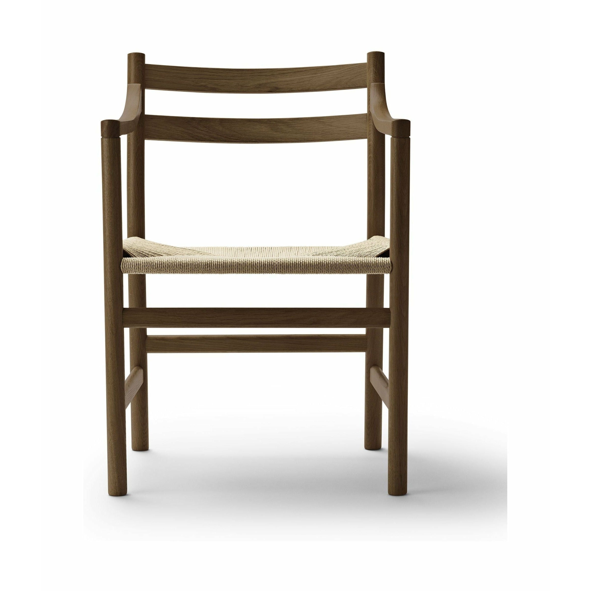 [product_category]-Carl Hansen Ch46 Chair Oak Smoke Colored Oil, Natural Cord-Carl Hansen-CH46-oak-smokedoil-papercord-natural-CAR-1