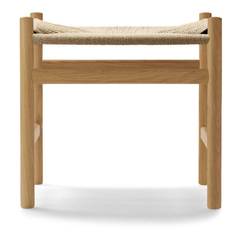 [product_category]-Carl Hansen Ch53 Footstool For Lounge Chair Ch44 Oiled Oak, Natural Cord-Carl Hansen-5710954267804-020-102-CH-1