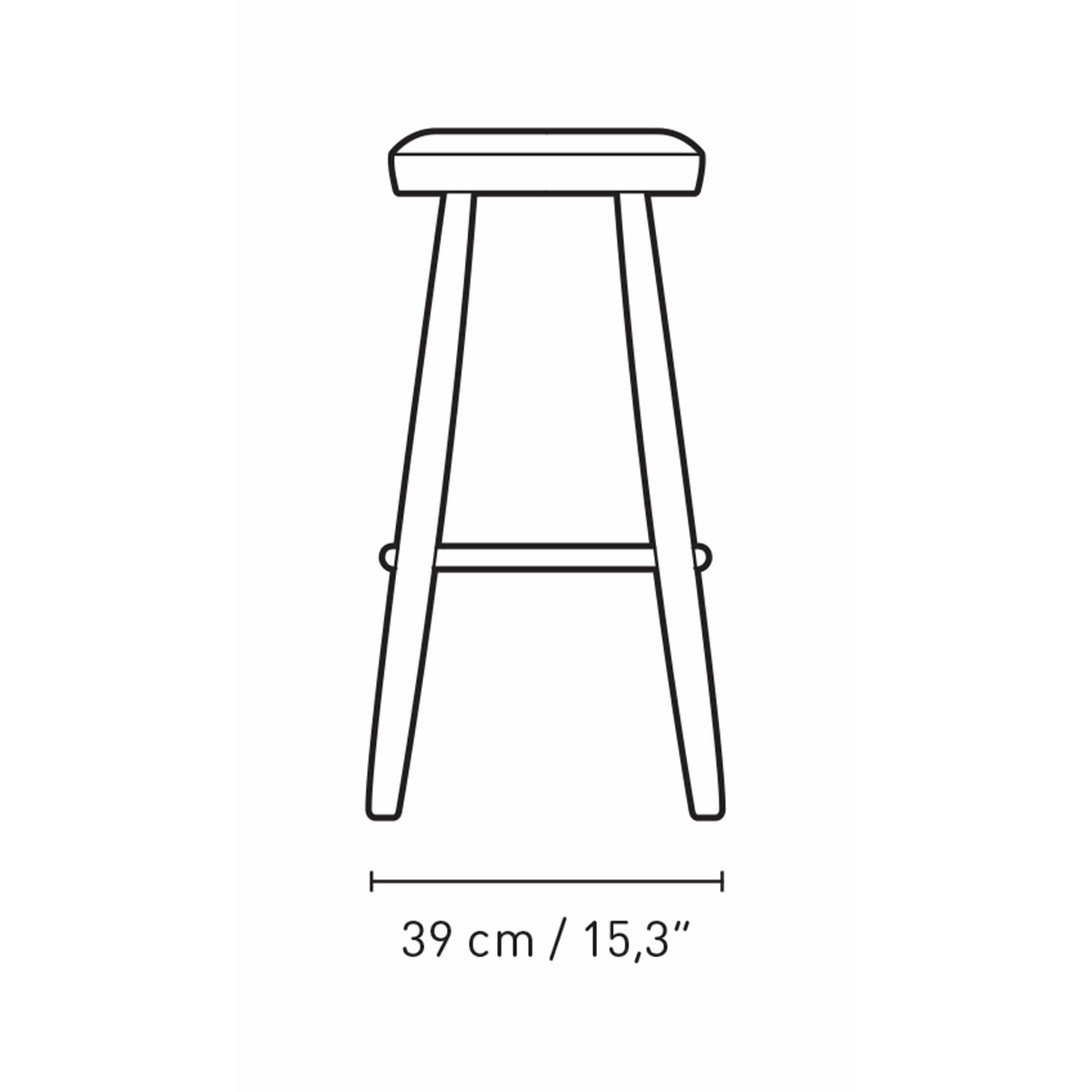 [product_category]-Carl Hansen Ch56 Bar Stool Oak Smoke Colored Oil, Thor 301-Carl Hansen-CH56-oak-smokedoil-thor301-CAR-2