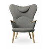  CH78 Mama Bear Lounge Chair Oak Oil/Gray Fiord 0151