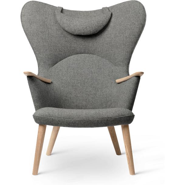 [product_category]-Carl Hansen Ch78 Mama Bear Lounge Chair, Oak Soap/Gray Fiord 0151-Carl Hansen-5714413715523-CH7832-CAR-1