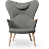  CH78 Mama Bear Lounge Chair Oak Soap/Gray Fiord 0151