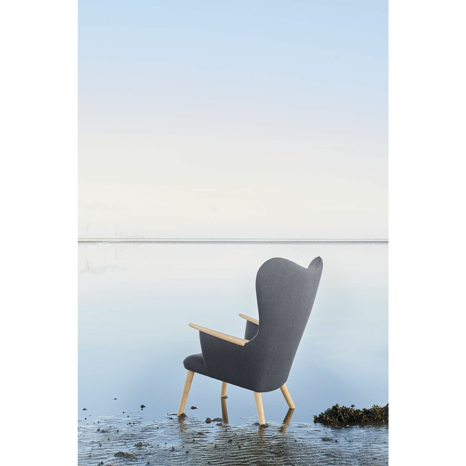 [product_category]-Carl Hansen Ch78 Mama Bear Lounge Chair, Oak Soap/Gray Fiord 0151-Carl Hansen-5714413715523-CH7832-CAR-2