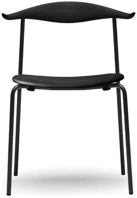 [product_category]-Carl Hansen Ch88 P Chair, Black Beech/Black Leather/Black Chrome-Carl Hansen-CH88P-thor301-beechblack-powdercoatedsteel-CAR-1