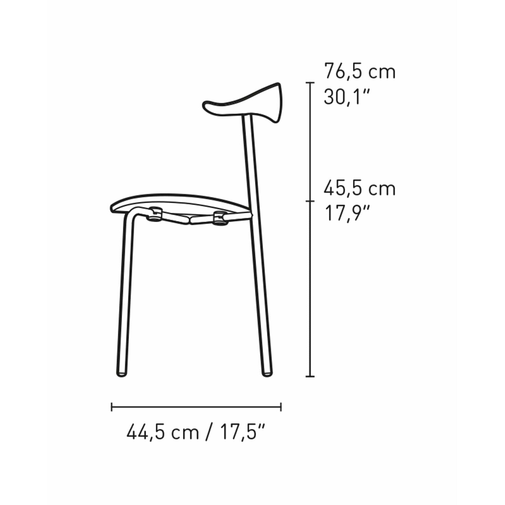 [product_category]-Carl Hansen Ch88 P Chair, Oak Smoke Oil/Thor 301 Leather-Carl Hansen-CH88P-oak-smokedoil-stainlesssteel-thor301-CAR-5