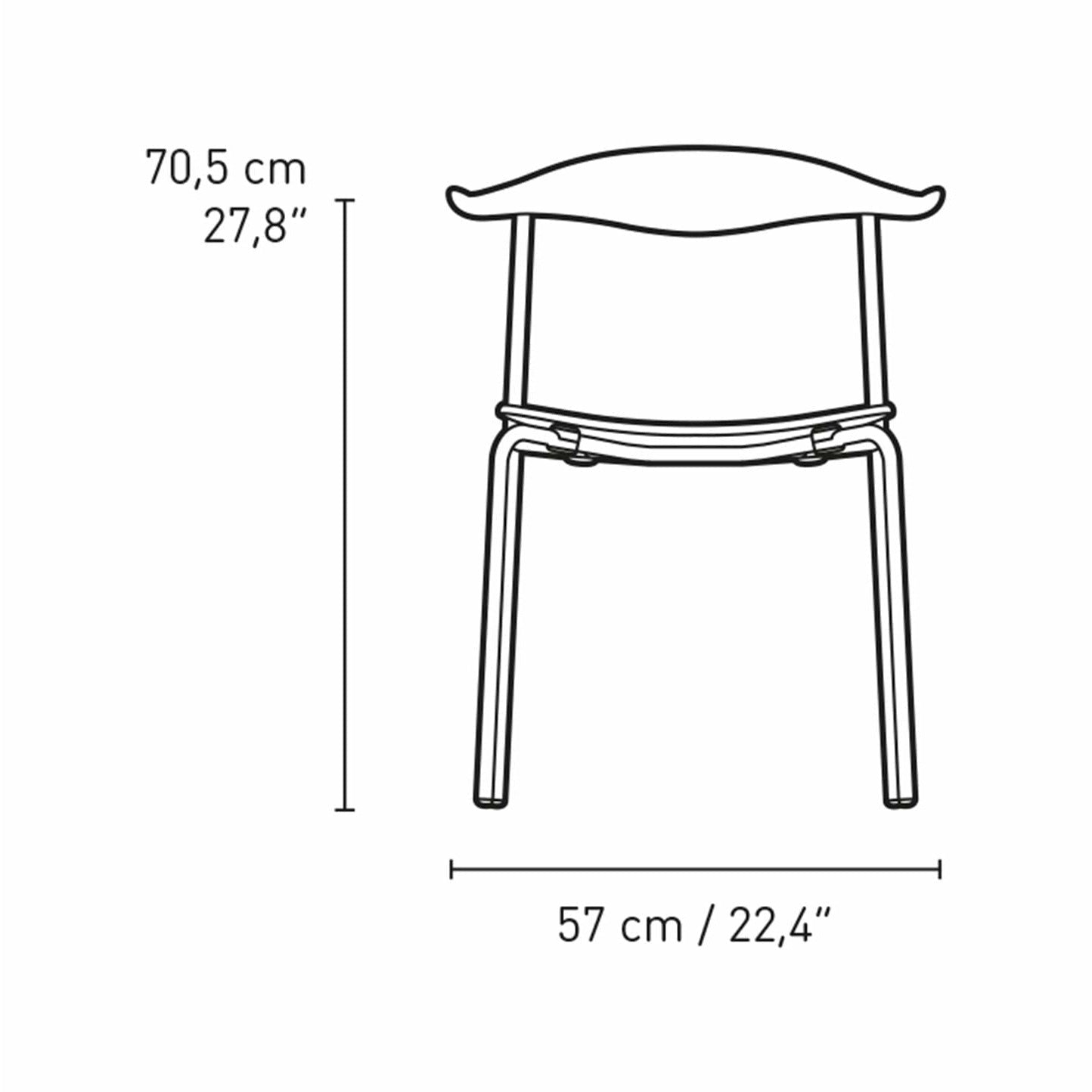[product_category]-Carl Hansen Ch88 T Chair, Oak Smoke Oil/Stainless Steel-Carl Hansen-CH88T-oak-smokedoil-stainlesssteel-CAR-4