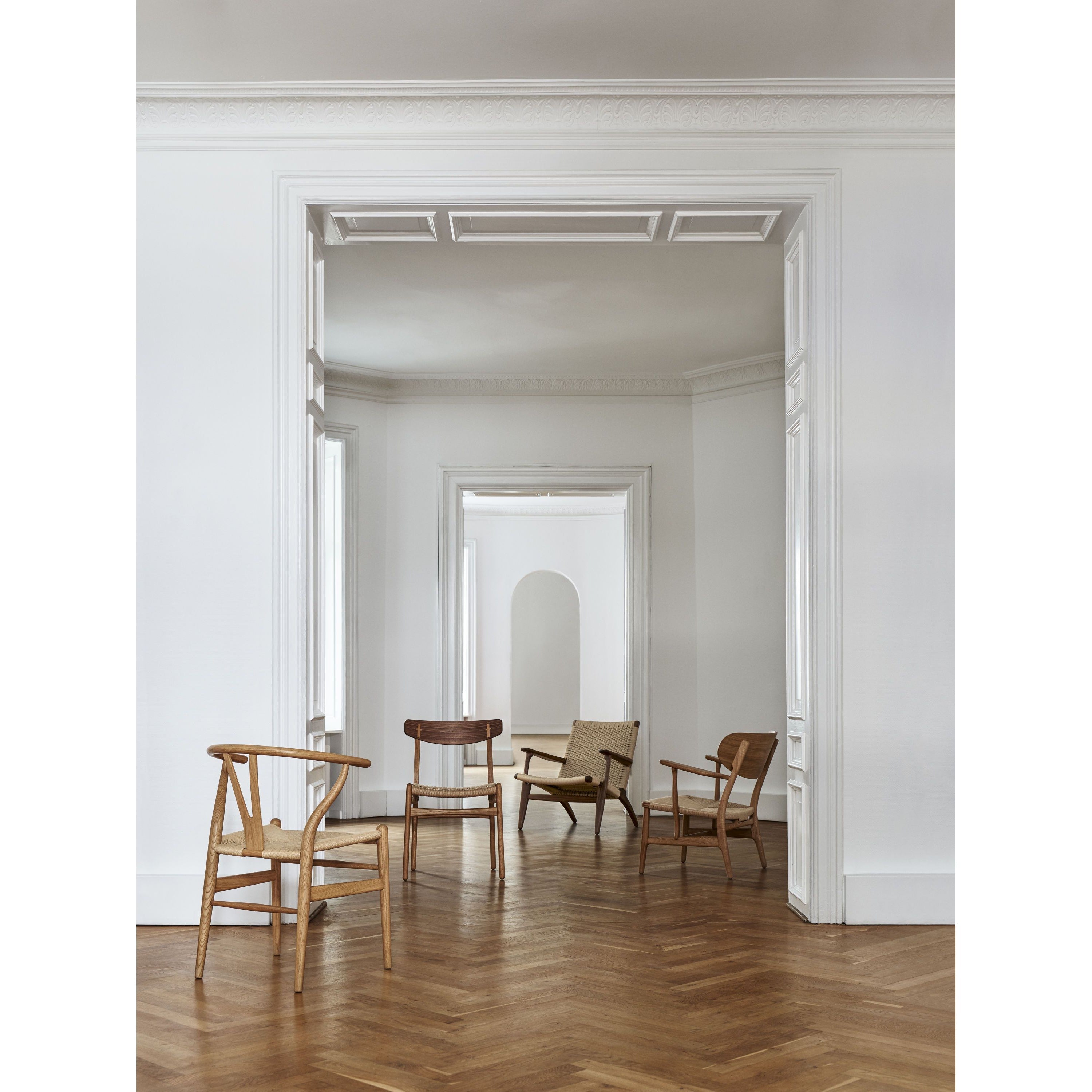 [product_category]-Carl Hansen Cushion For Ch23 Chair, White-Carl Hansen-CUCH23-loke7160-white-CAR-3
