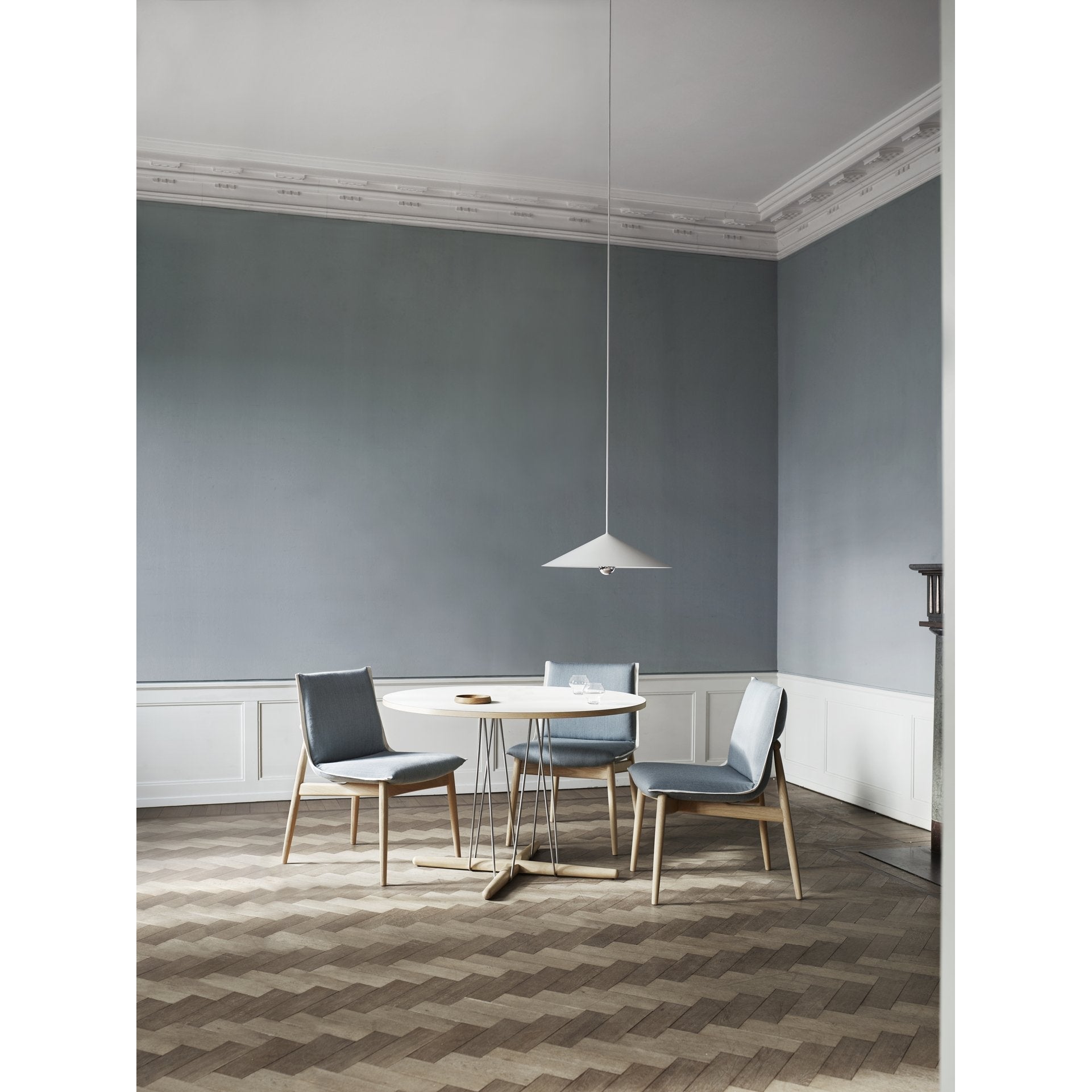 [product_category]-Carl Hansen E004 Embrace Chair, Oiled Walnut, Gray Fabric-Carl Hansen-E004-oiledwalnut-clara144-CAR-5