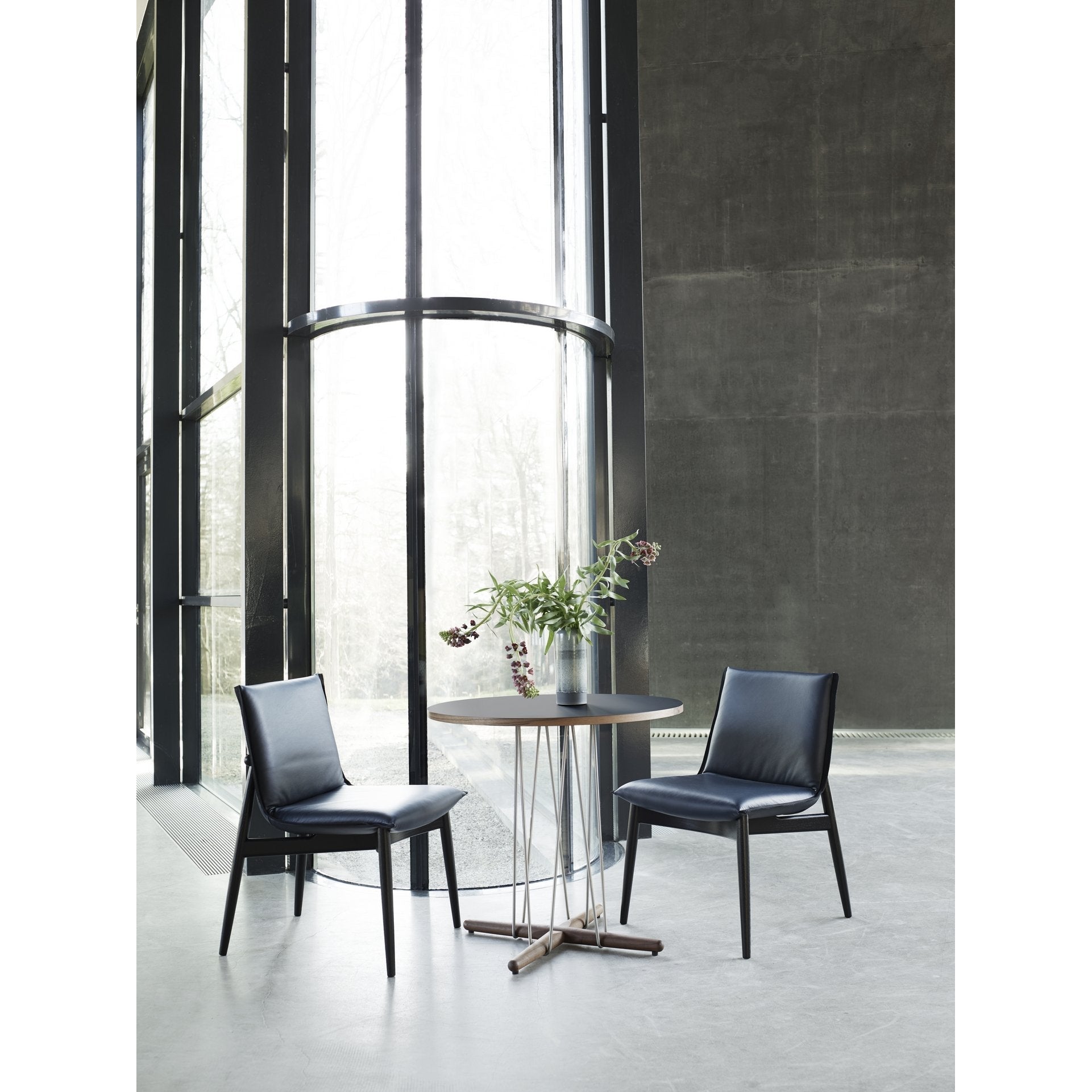 [product_category]-Carl Hansen E021 Embrace Lounge Table, Oiled Oak, ø 48cm-Carl Hansen-5714413294424-E021-480-oiledoak-CAR-2