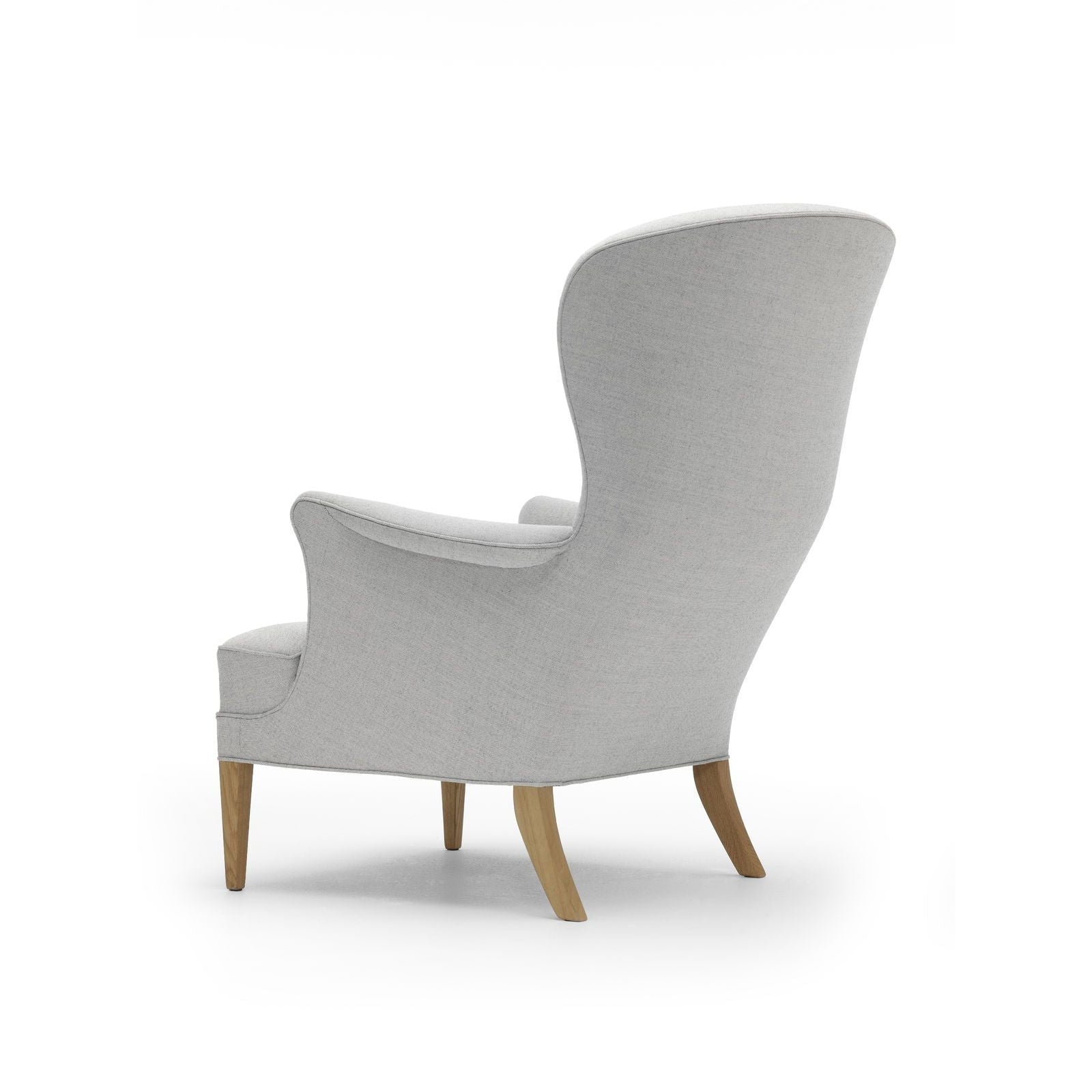 [product_category]-Carl Hansen Fh419 Heritage Chair, Black Oak/Light Gray Fabric-Carl Hansen-CHFH419-fiord151-blackoak-CAR-2