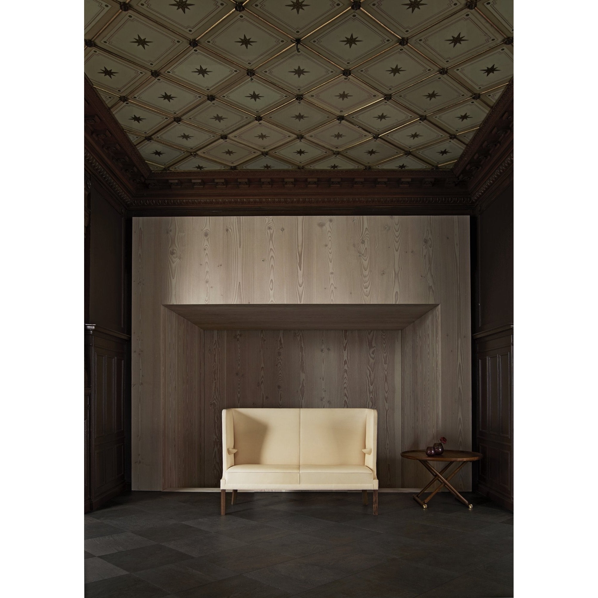 [product_category]-Carl Hansen Fh436 Coupé Sofa, Oiled Oak/Burgundy Leather-Carl Hansen-FH436-oiledoak-sif93-CAR-5