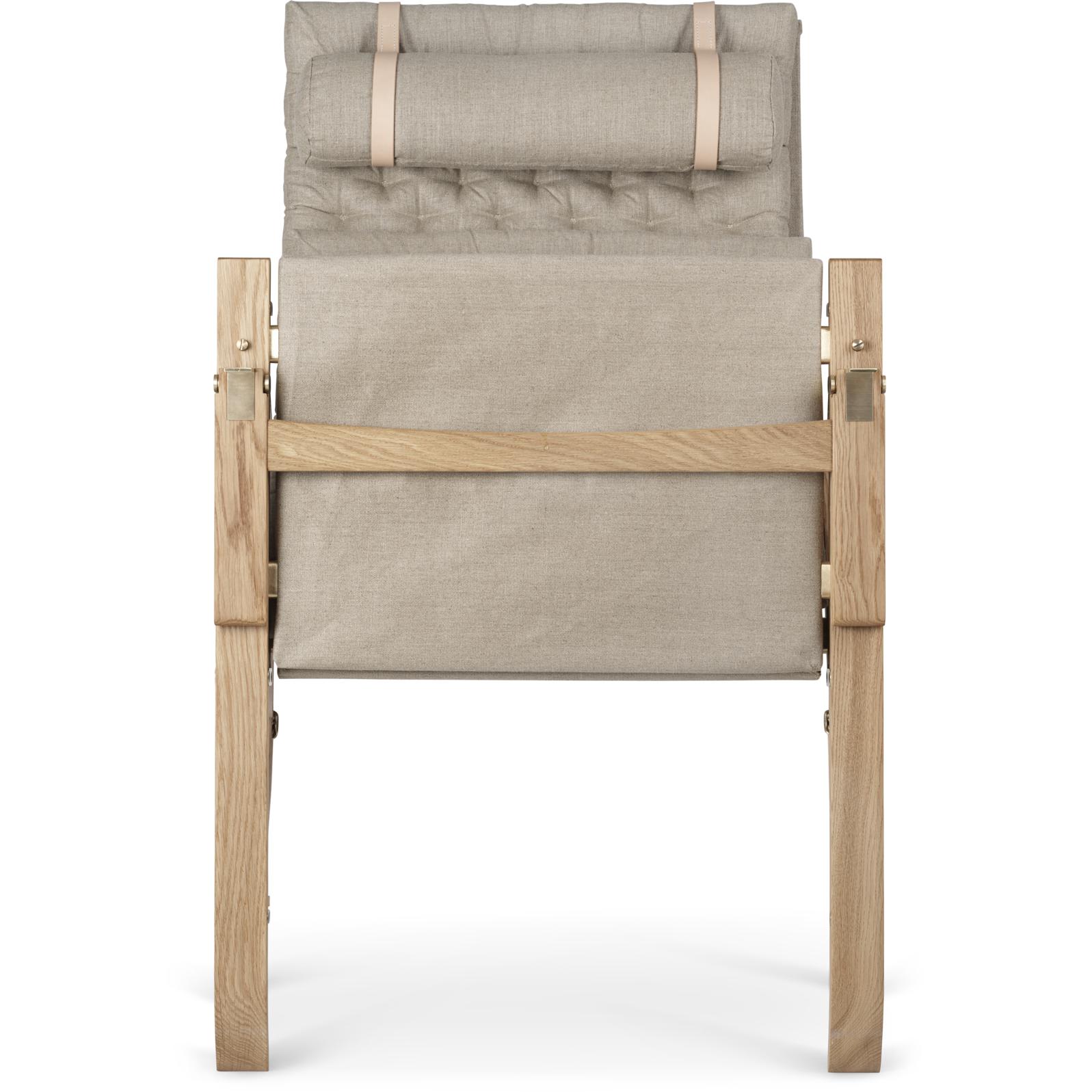 [product_category]-Carl Hansen Fk10 Plica Chair Oak Oiled/Canvas, Natural-Carl Hansen-5714413977587-FK10-Oak-Oiled-CAR-2