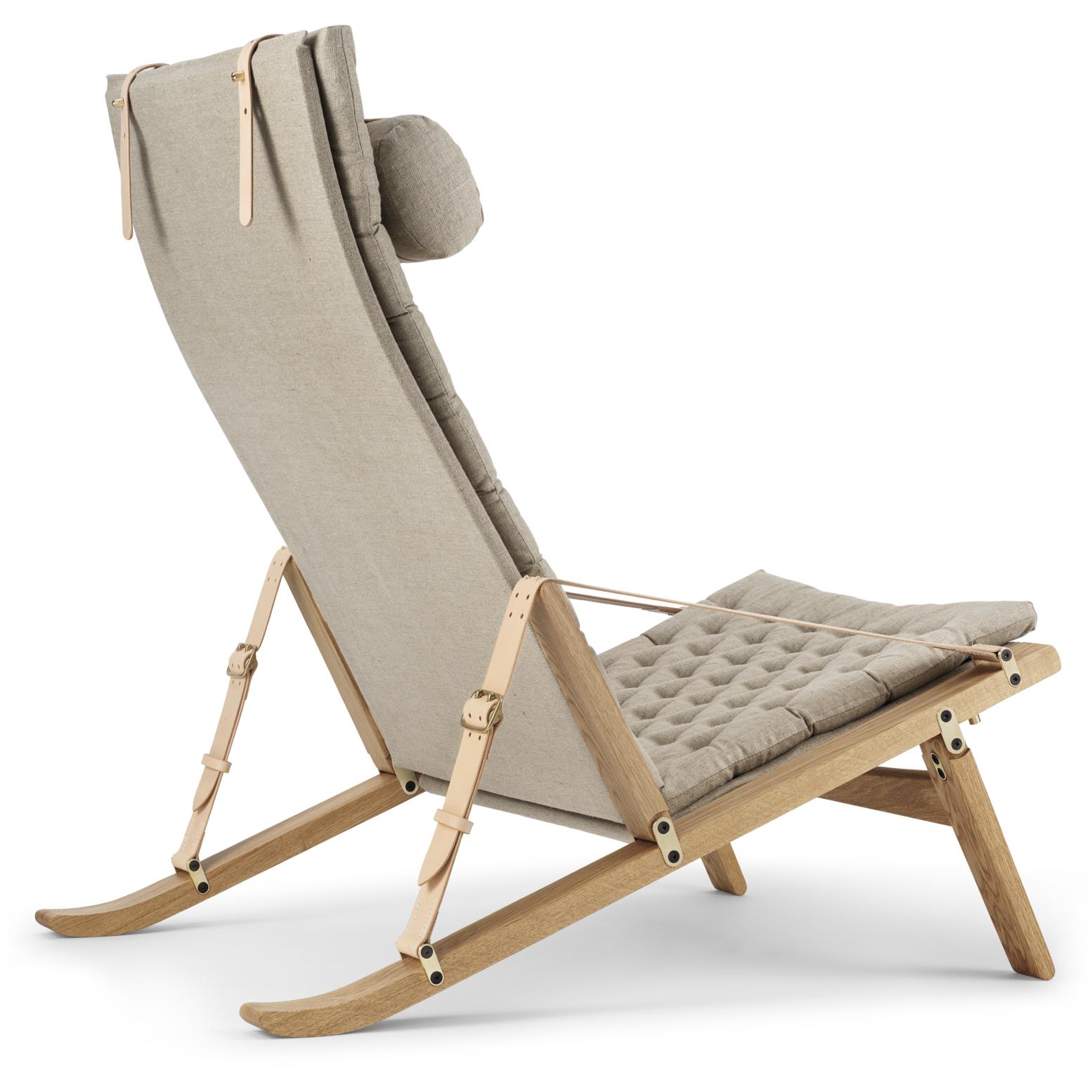 [product_category]-Carl Hansen Fk10 Plica Chair Oak Oiled/Canvas, Natural-Carl Hansen-5714413977587-FK10-Oak-Oiled-CAR-3