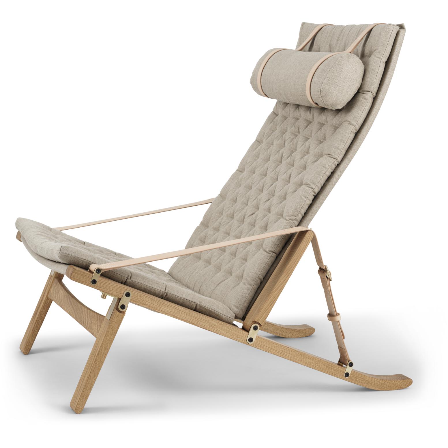 [product_category]-Carl Hansen Fk10 Plica Chair Oak Oiled/Canvas, Natural-Carl Hansen-5714413977587-FK10-Oak-Oiled-CAR-8