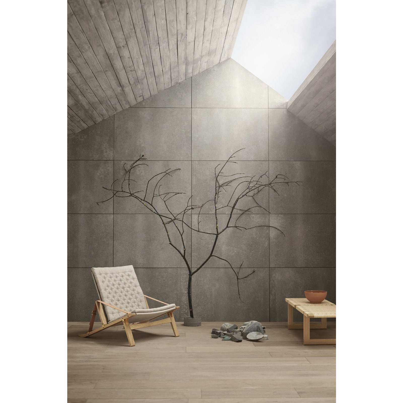 [product_category]-Carl Hansen Fk11 Plica Chair Oak Oiled/Canvas, Natural-Carl Hansen-5714413977709-FK11-Oak-oiled-CAR-12