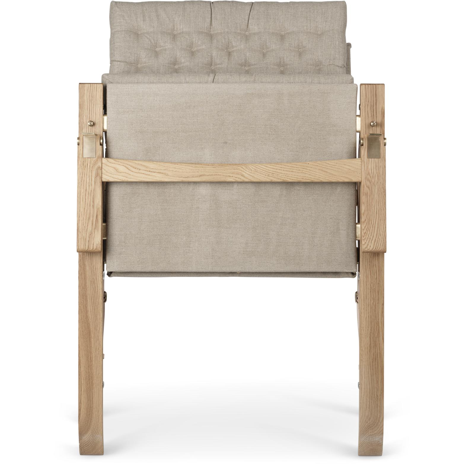 [product_category]-Carl Hansen Fk11 Plica Chair Oak Oiled/Canvas, Natural-Carl Hansen-5714413977709-FK11-Oak-oiled-CAR-2