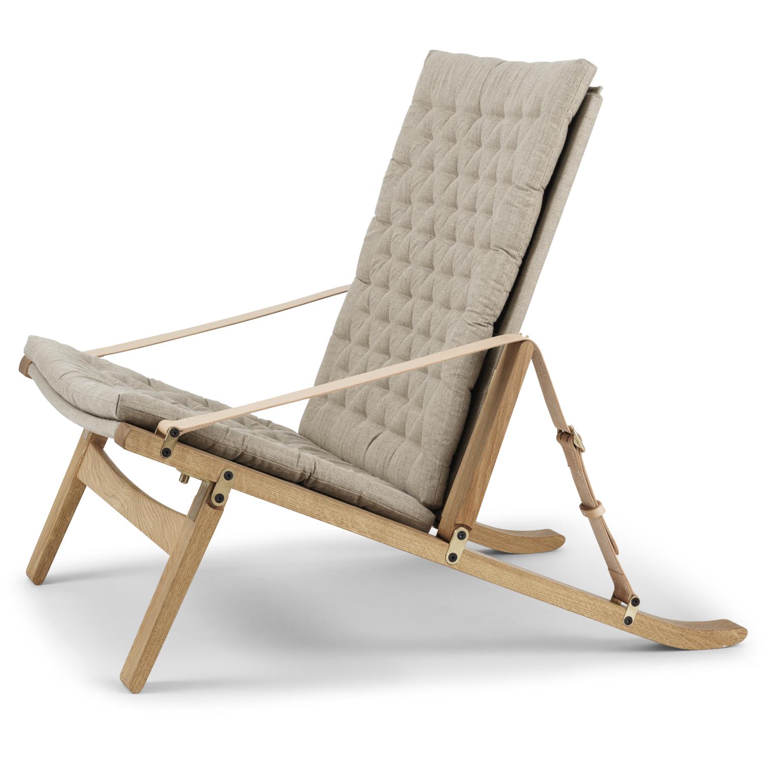 [product_category]-Carl Hansen Fk11 Plica Chair Oak Oiled/Canvas, Natural-Carl Hansen-5714413977709-FK11-Oak-oiled-CAR-6