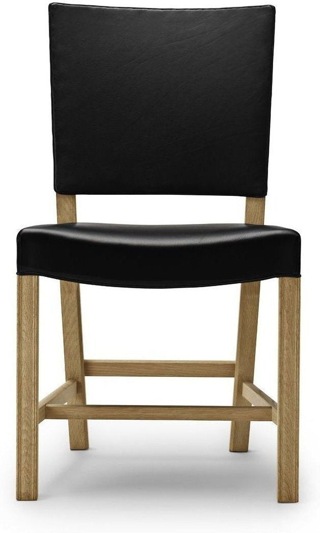 [product_category]-Carl Hansen Kk37580 Large Red Chair, Soaped Oak/Black Leather-Carl Hansen-CHKK37580-sif98-soapedoak-CAR-1