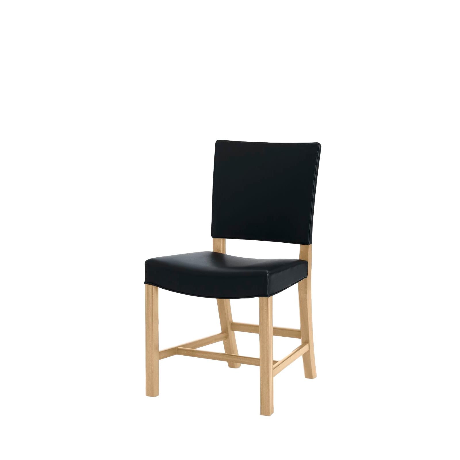 [product_category]-Carl Hansen Kk37580 Large Red Chair, Soaped Oak/Black Leather-Carl Hansen-CHKK37580-sif98-soapedoak-CAR-2