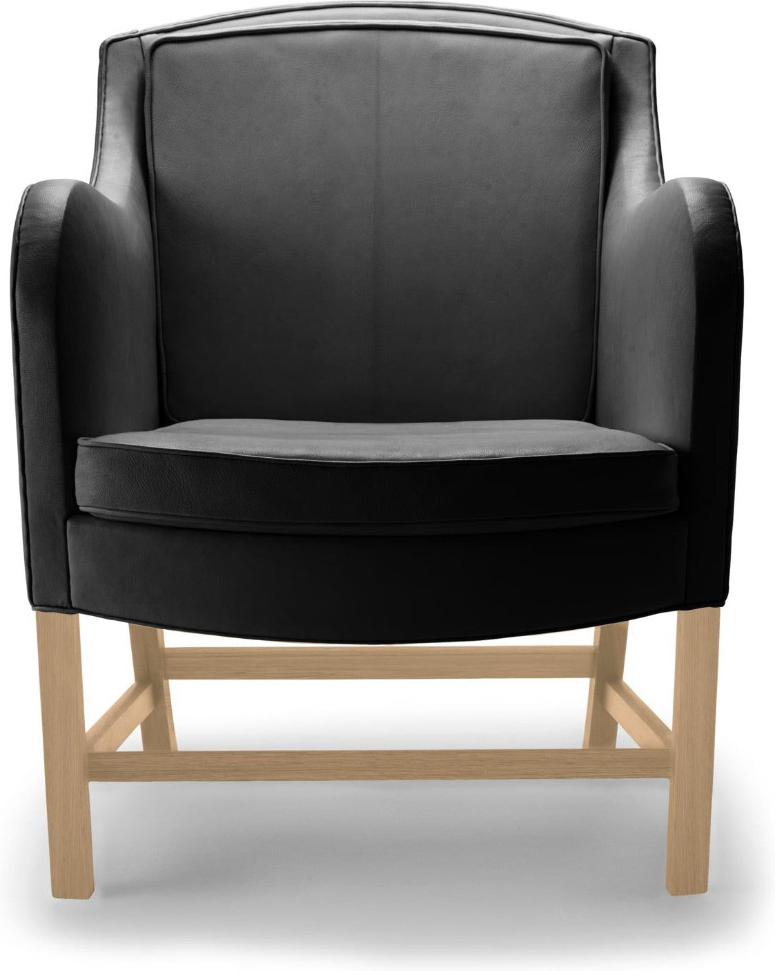 [product_category]-Carl Hansen Kk43960 Mix Lounge Chair, Oiled Oak/Black Leather-Carl Hansen-kk43960-black-oiledoak-CAR-1