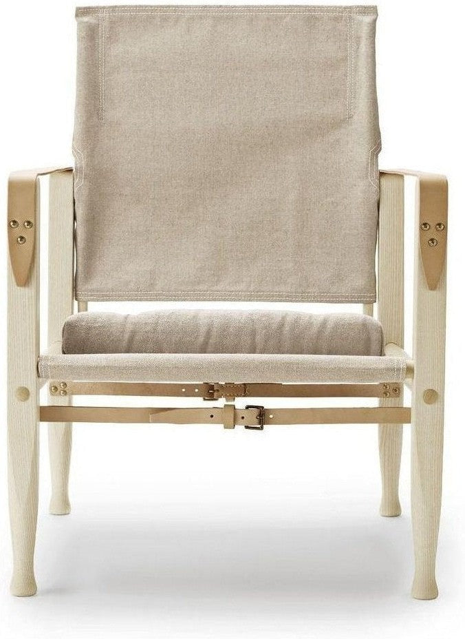 [product_category]-Carl Hansen Kk47000 Safari Chair, Oiled Ash/Natural-Carl Hansen-CHKK47000-naturalcanvas-oiledash-CAR-1