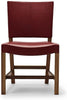 Carl Hansen KK47510 Červená židle, lakovaná ořechová/červená kozí