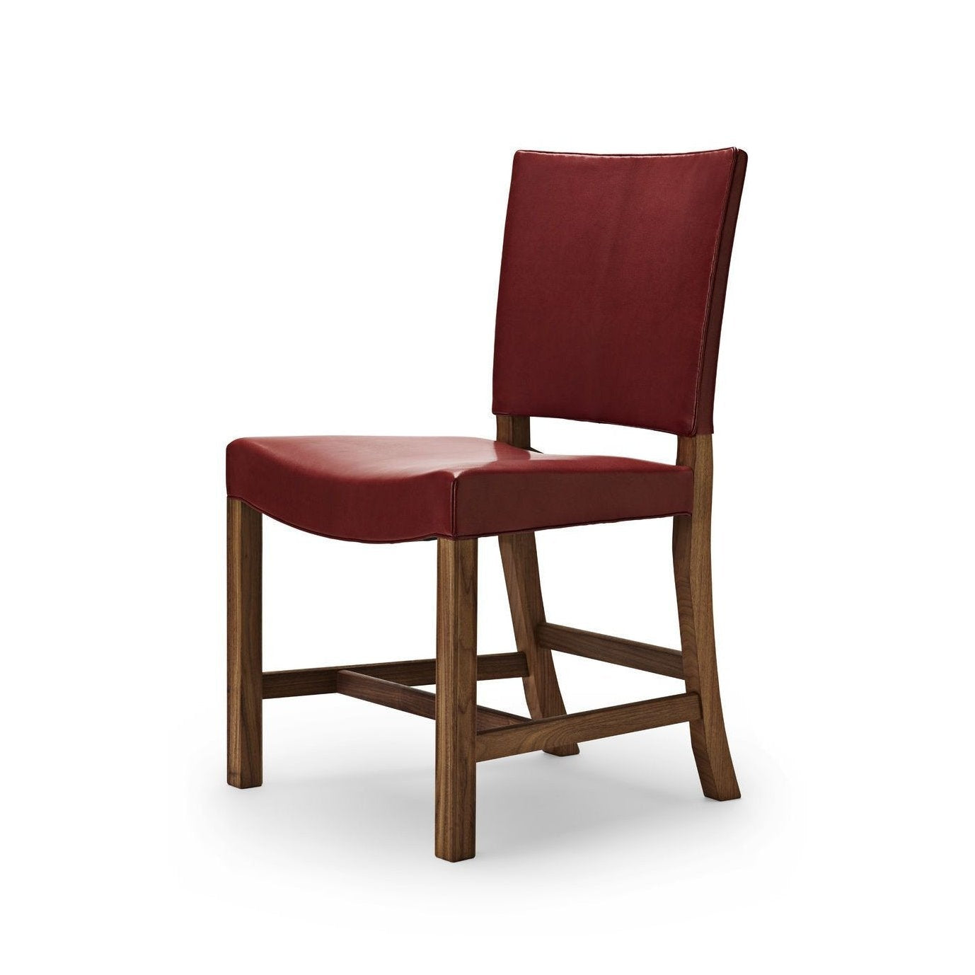 [product_category]-Carl Hansen Kk47510 The Red Chair, Lacquered Walnut/Red Goatskin-Carl Hansen-CHKK47510-red-lacqueredwalnut-CAR-2