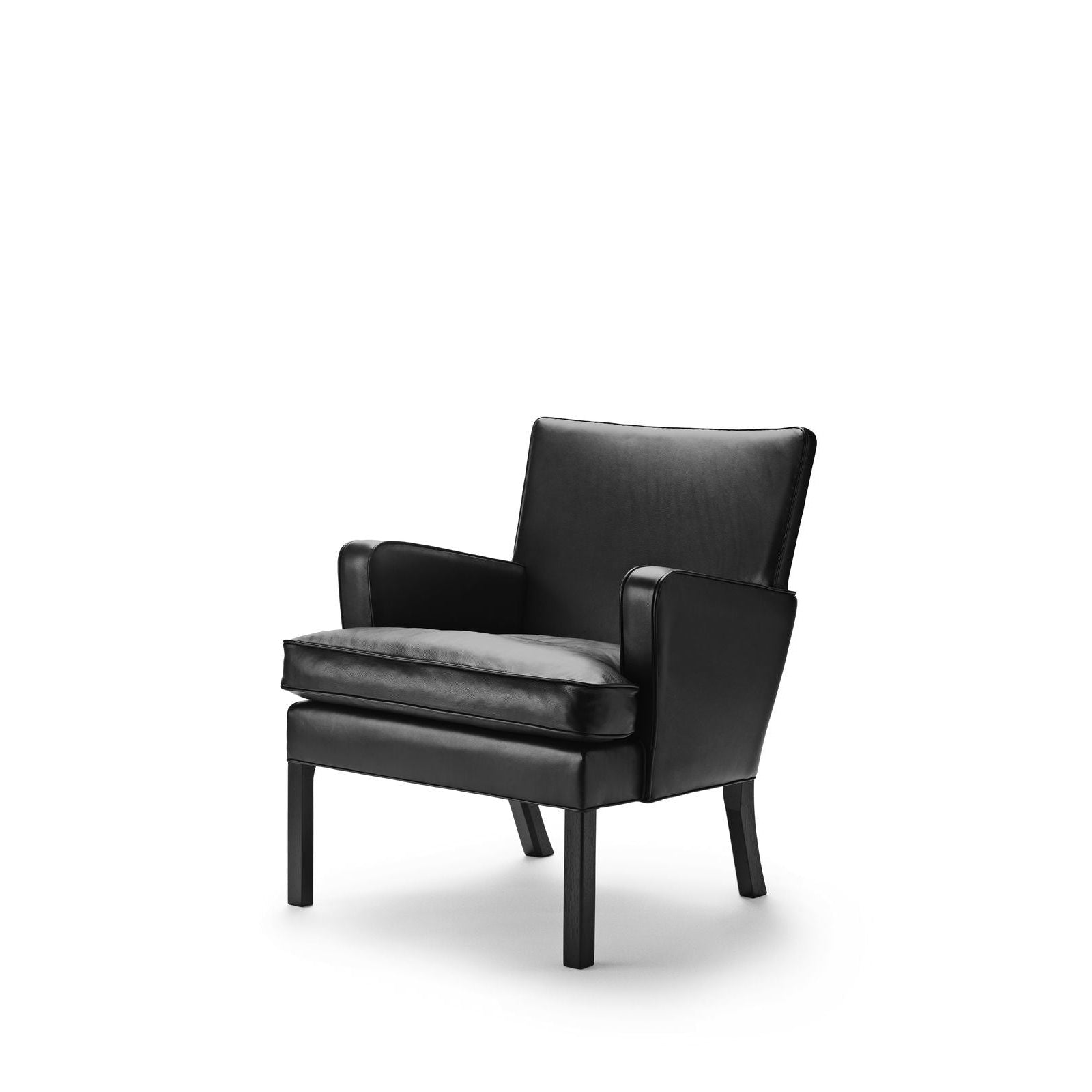[product_category]-Carl Hansen Kk53130 Easy Chair, Black Oak/Black Leather-Carl Hansen-CHKK53130-sif98-blackoak-CAR-2