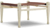 CARL HANSEN KK97170 SAFARI STOOLSTOOL, OULOVANÁ ASH/HOND KOŽE