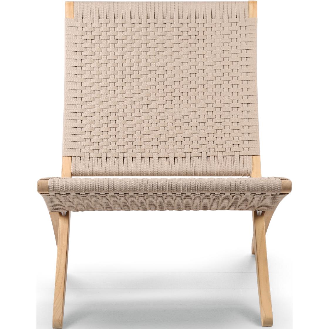 [product_category]-Carl Hansen Mg501 Cuba Chair Outdoor Untreated Teak, Rope/Sesame-Carl Hansen-5715230640760-090-105-FSC-100-VN-SESAME-CAR-1