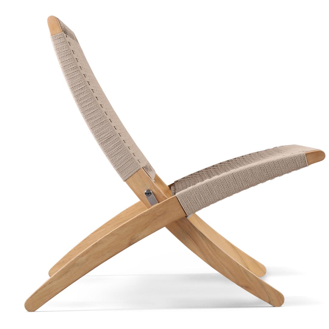 [product_category]-Carl Hansen Mg501 Cuba Chair Outdoor Untreated Teak, Rope/Sesame-Carl Hansen-5715230640760-090-105-FSC-100-VN-SESAME-CAR-2