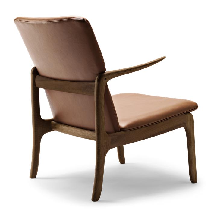 [product_category]-Carl Hansen Ow124 Beak Chair, Oiled Walnut Brown Leather-Carl Hansen-ow124-sif95-oiledwalnut-CAR-2