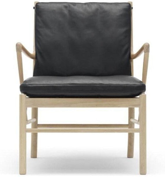 [product_category]-Carl Hansen Ow149 Colonial Chair Soaped Oak/Black Leather-Carl Hansen-5714413588905-CHOW149-black-soapedoak-CAR-1