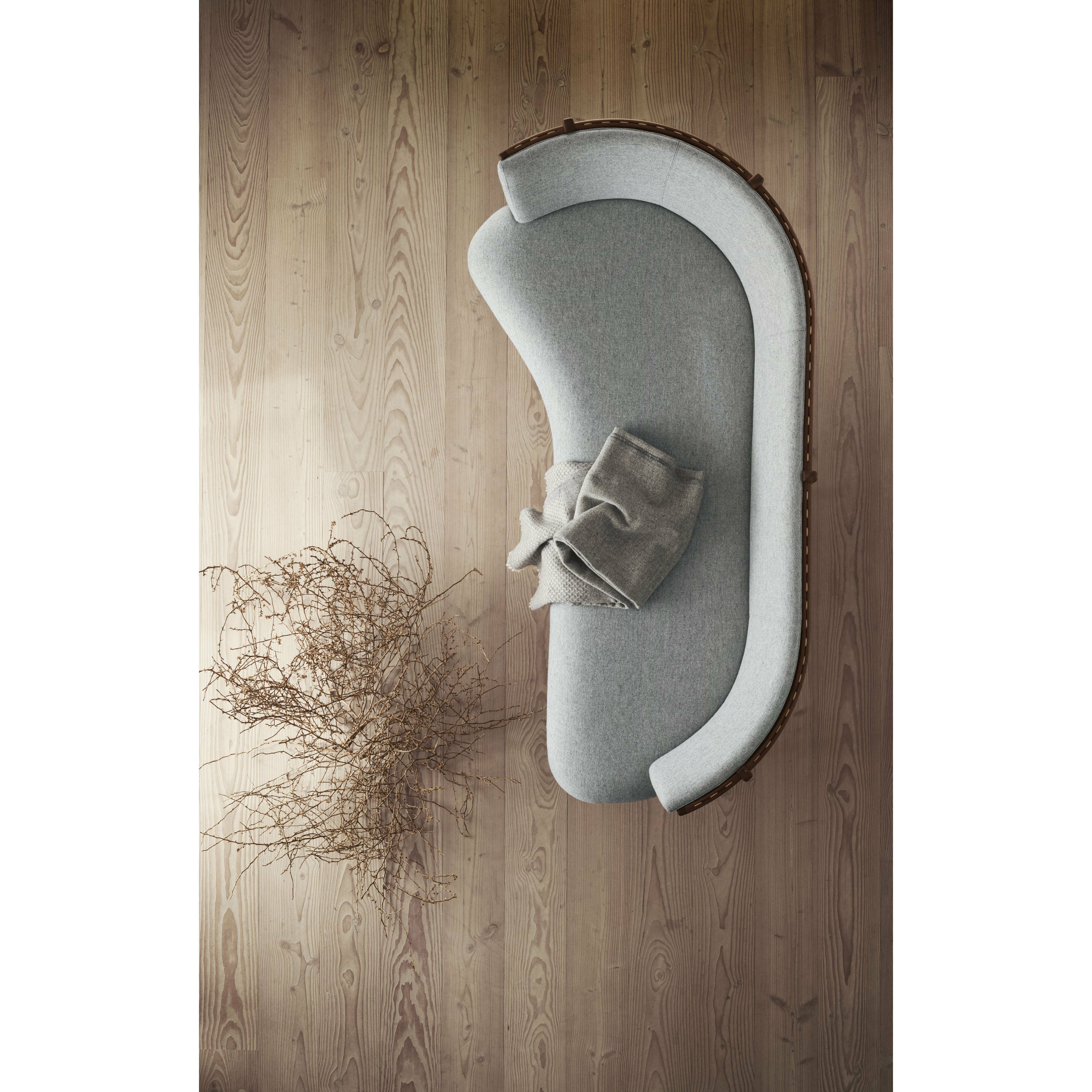 [product_category]-Carl Hansen Rf1903 L Sideways Sofa 3 Seeater Left Oak Oil/Fiord Fabric, Gray/Natural Brown-Carl Hansen-RF1903-L-oak-oil-Fiord-751-CAR-6