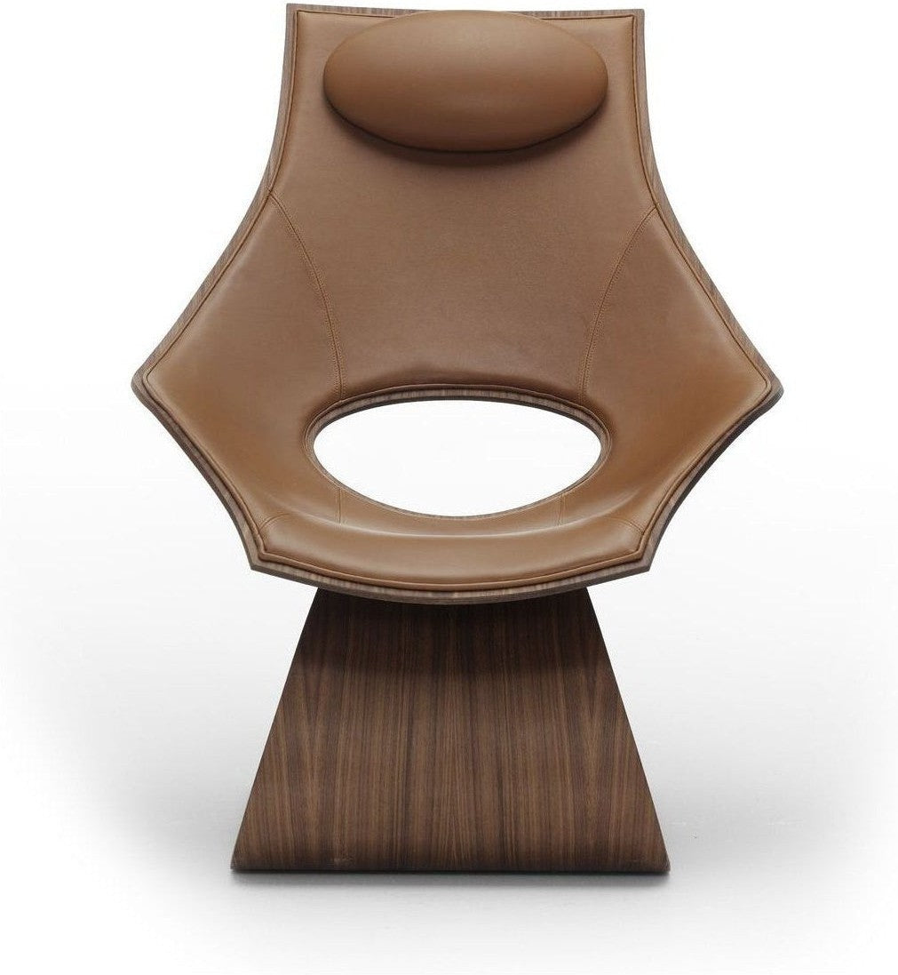 [product_category]-Carl Hansen Ta001p Dream Chair, Oiled Walnut/Brown Leather-Carl Hansen-5713018470363-ta001p-sif92-oiledwalnut-CAR-1