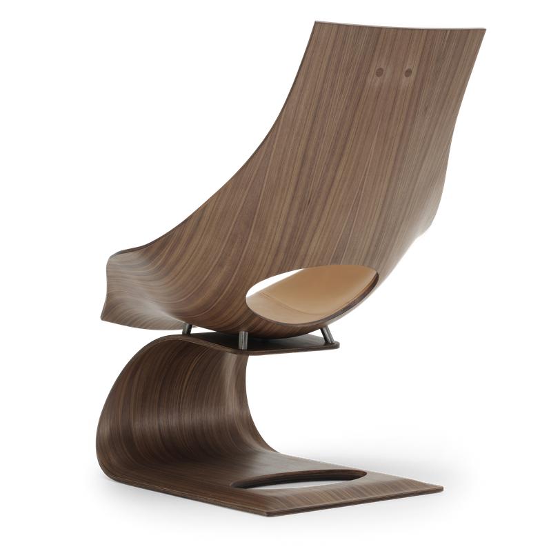 [product_category]-Carl Hansen Ta001p Dream Chair, Oiled Walnut/Brown Leather-Carl Hansen-5713018470363-ta001p-sif92-oiledwalnut-CAR-2