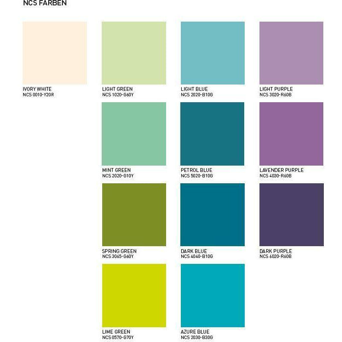 [product_category]-Carl Hansen Wood Samples, Mint Green-Carl Hansen-CHSample-NCS2020-G10Y-CAR-3