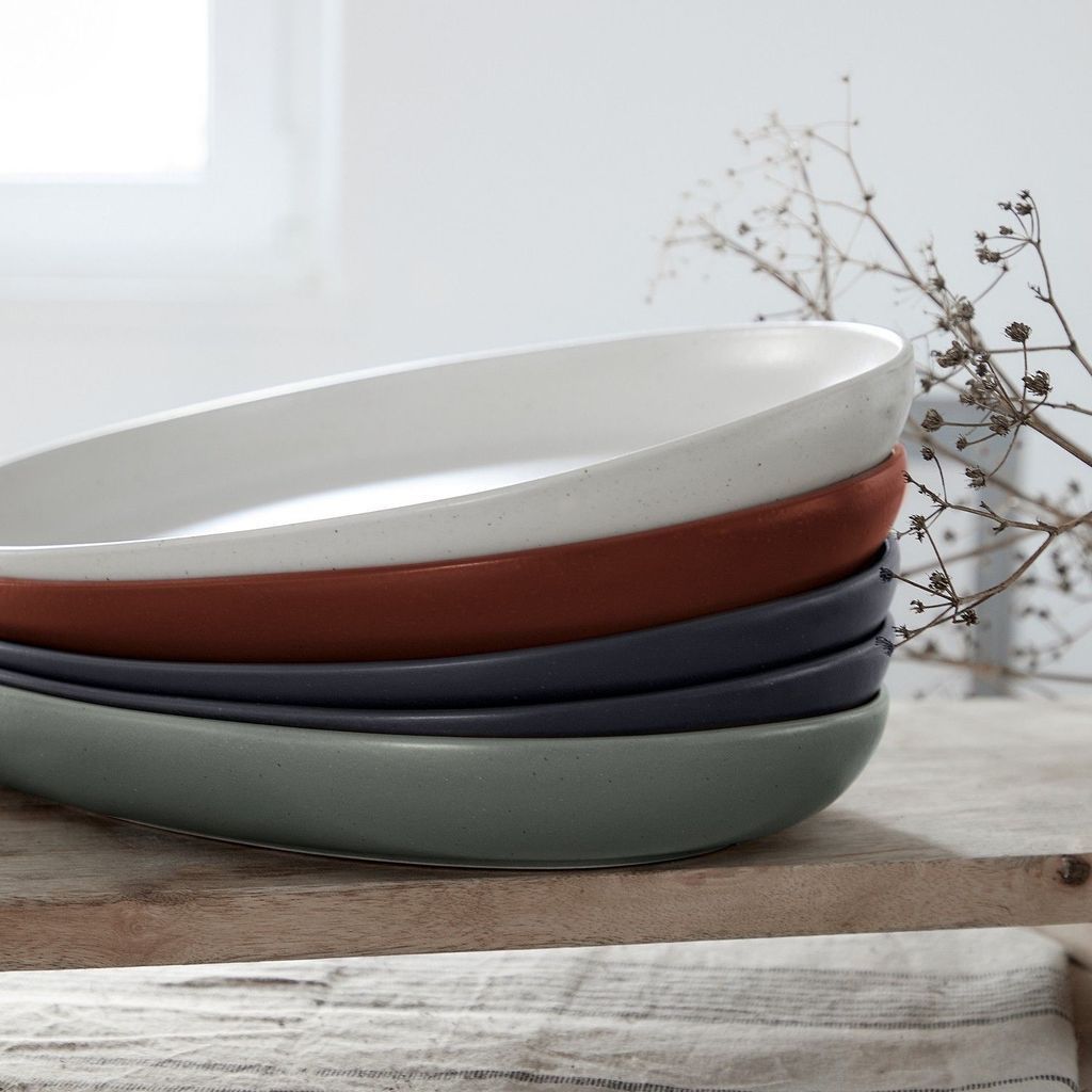 [product_category]-Casafina Oval Plate, Dark Grey-Casafina-5606739816193-22090-CAS-3
