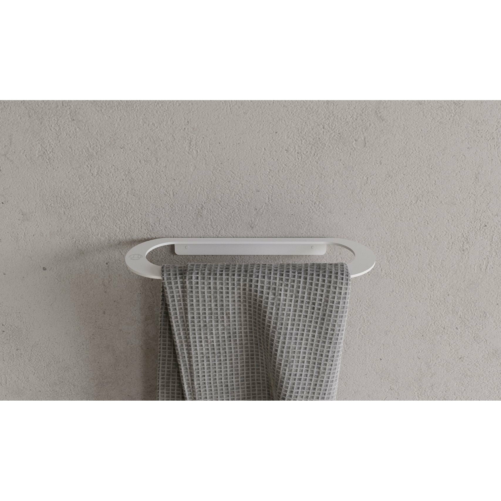 [product_category]-Copenhagen Bath Cb 100 Towel Holder L28 Cm, Mat White-Copenhagen Bath-5700400401081-40040108-COP-2