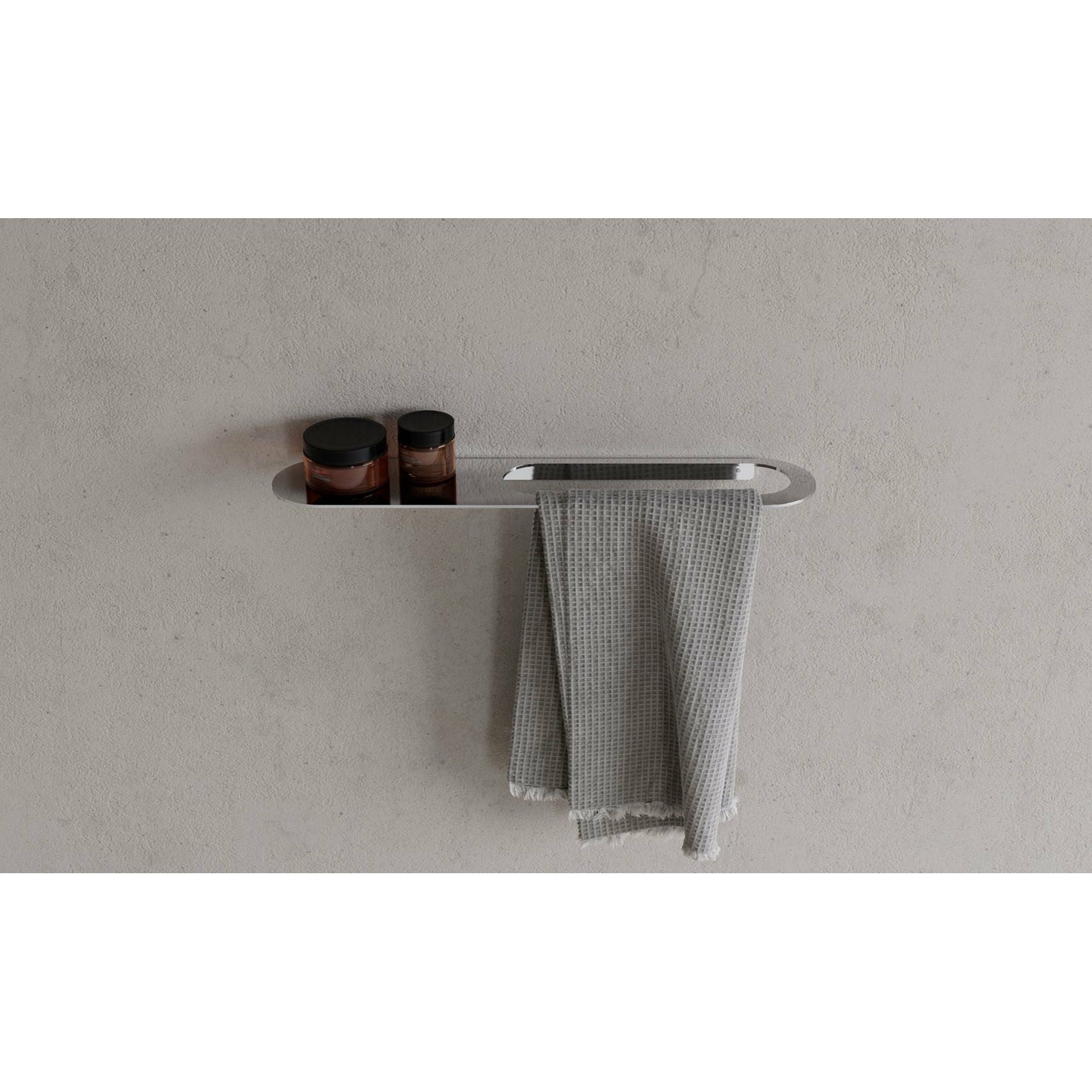 [product_category]-Copenhagen Bath Cb 100 Towel Holder With Shelf, Chrome-Copenhagen Bath-5700400401159-40040115-COP-2