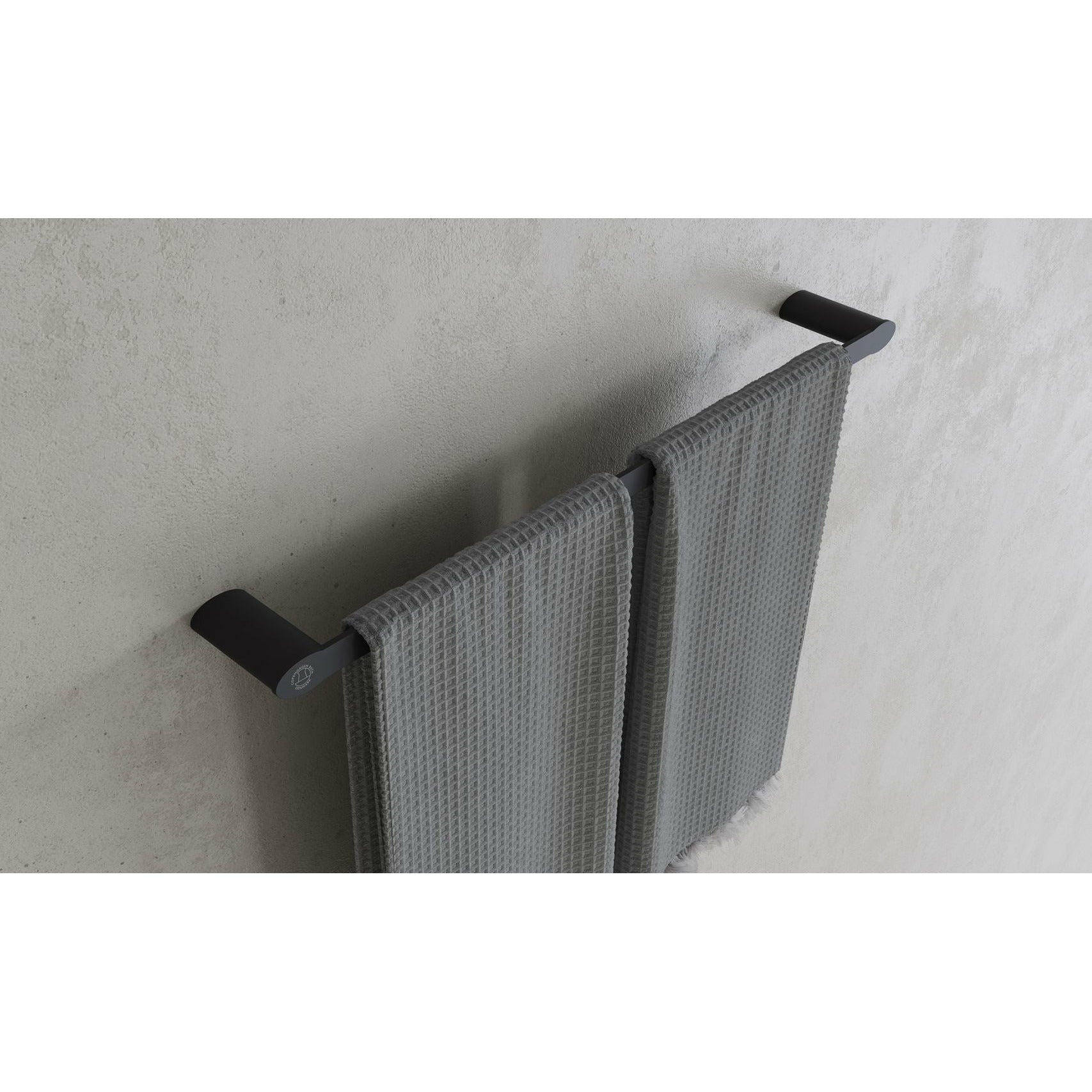 [product_category]-Copenhagen Bath Cb 200 Towel Holder, Mat Black-Copenhagen Bath-5700400401203-40040120-COP-4