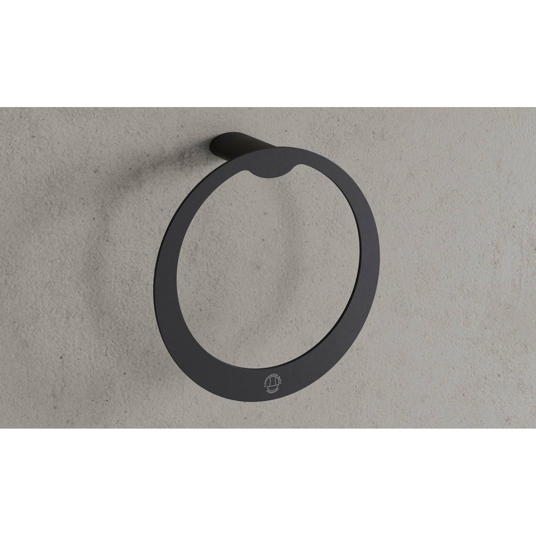 [product_category]-Copenhagen Bath Cb 200 Towel Ring, Mat Black-Copenhagen Bath-5700400401173-40040117-COP-2
