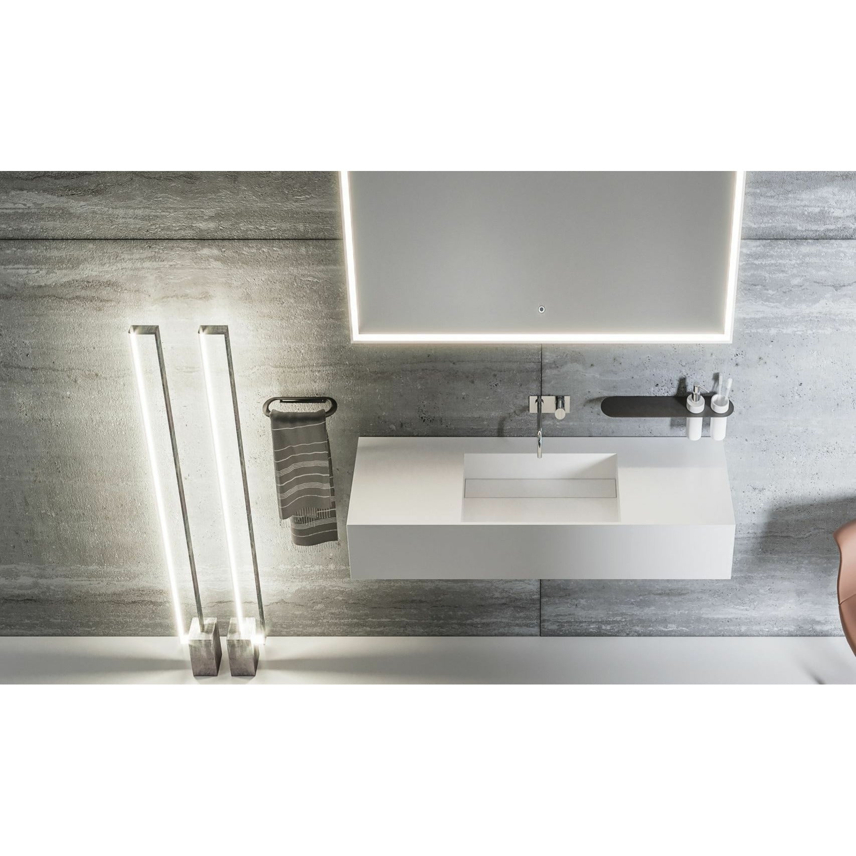 [product_category]-Copenhagen Bath Enköping Wash Basin, L100 Cm-Copenhagen Bath-5700400101288-40010128-COP-2