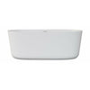 Kodaň Bath Bath Hornbæk Bathtub, L148 cm