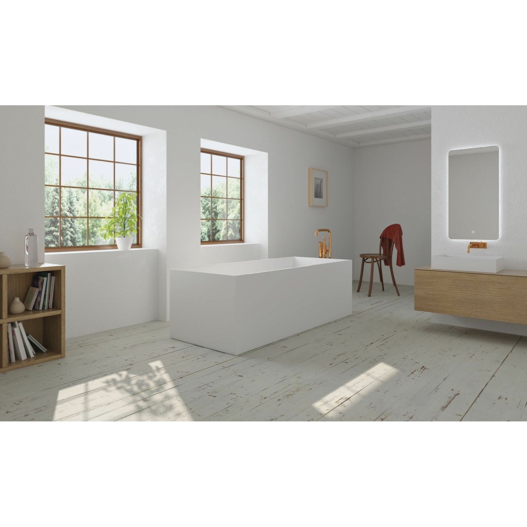 [product_category]-Copenhagen Bath Hornbæk Bathtub, L180 Cm-Copenhagen Bath-5700400300100-40030010-COP-3