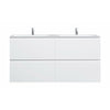 Kodaňská lázeň Malmö Cabinet s dvojitým romsø Sinkem, L120 cm