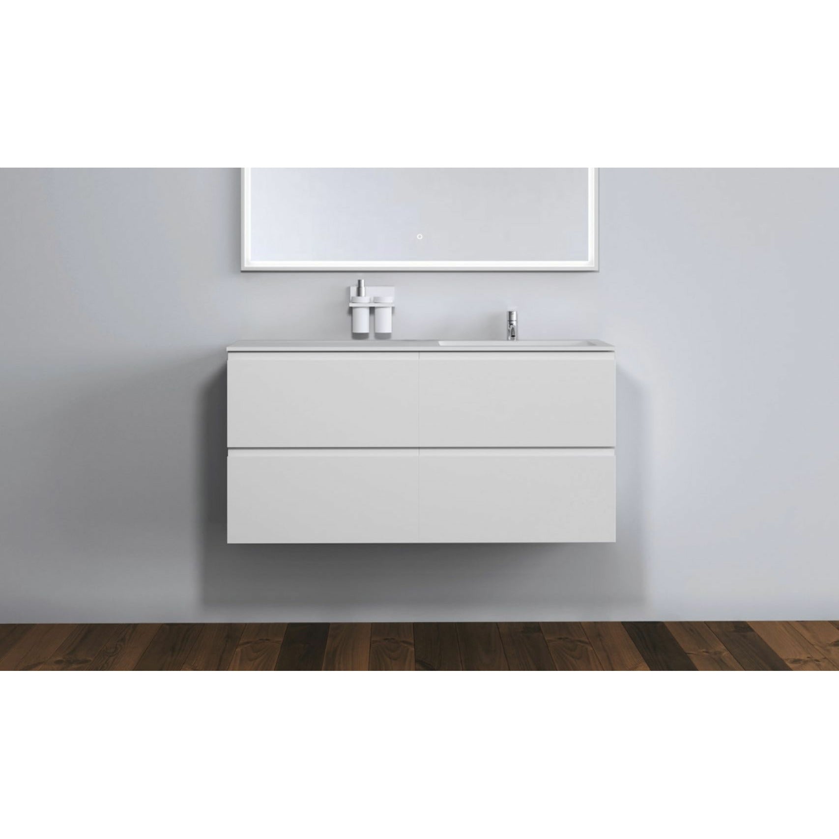 [product_category]-Copenhagen Bath Malmö Cabinet With Right Romsø Sink, L120 Cm-Copenhagen Bath-5700300102071-30010207-COP-2