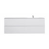 Kodaň Bath Malmö Cabinet s pravým romsø umyvadlo, L160 cm