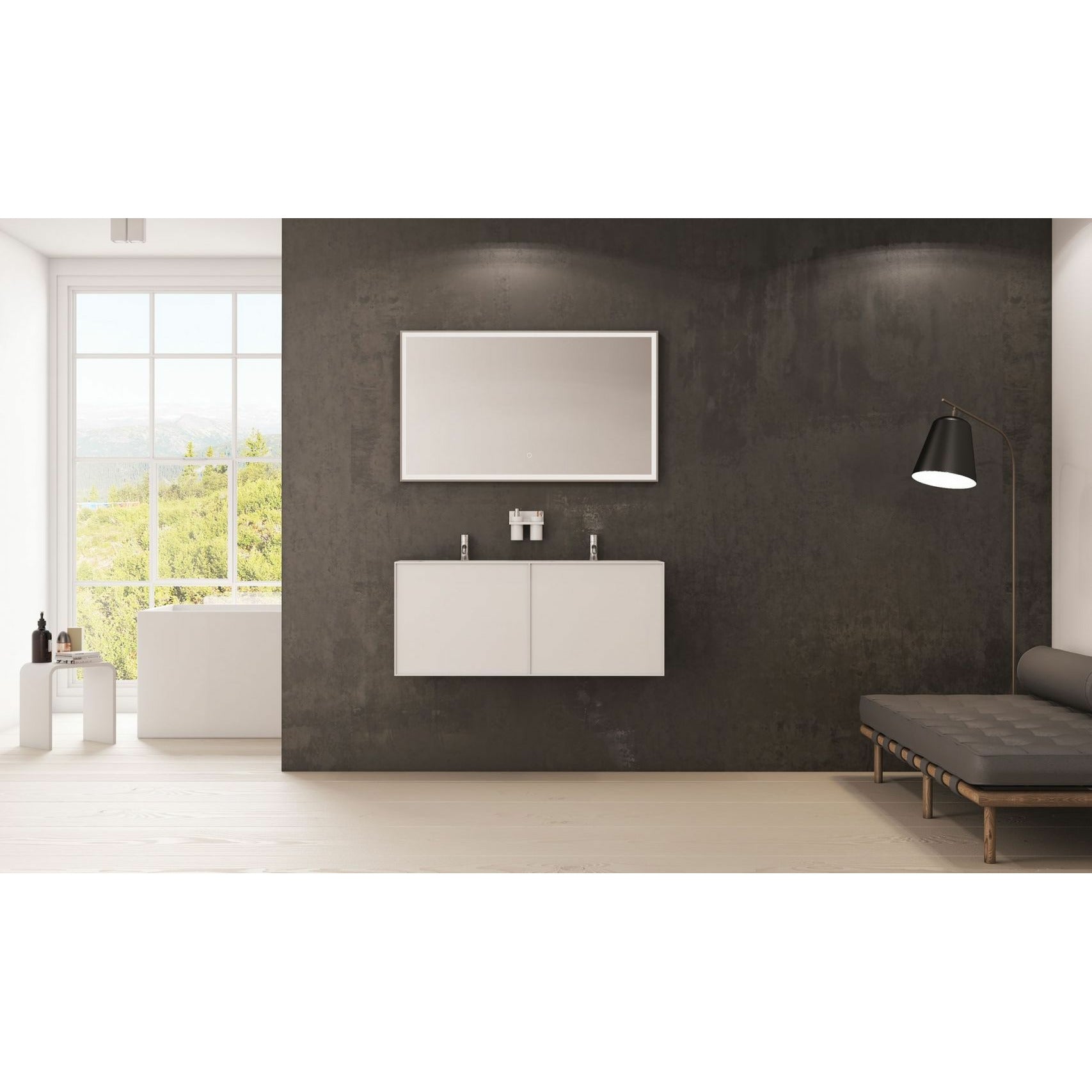 [product_category]-Copenhagen Bath Nexø Cabinet With Double Washing, L120 Cm-Copenhagen Bath-5700300101104-30010110-COP-3
